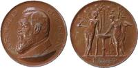 Schweiz Medaille Blei bronziert Böcklin Arnold (1827-1901) - auf seinen 70. Geburtstag, Schweizer Maler und Bildhauer, Brustbild nach links / die -