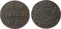 Niederlande 1 Duit Ku Utrecht, minimales Zainende -