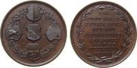 Schweiz Medaille Bronze Zürich - 500-Jahrfeier des Eintritts Zürichs in den Bund, fünf Wappen / Schrift, Stempel von J. Aberli, minimal Belag, ca -