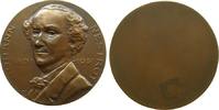 Musik Medaille Bronze Nestroy Johann Nepomuk (1801-1862), Schauspieler und Sänger, auf seinen 150. Geburtstag, v. Tautenhayn jun., ca. 50,1 MM, -
