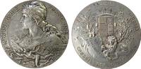 Frankreich Medaille Bronze versilbert Roubaix - auf die Sparkasse, Caisse d'Epargne (Conseil des Directeurs), verliehen an Mr. Leon Droulers, Marian -