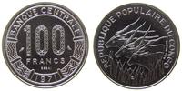 Kongo Republik 100 Francs Ni Essai, Elenantilopen -