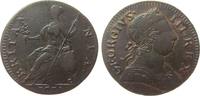 GB Großbritannien ab 1708 1/2 Penny Ku Georg III -