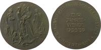 Neujahr Medaille 1969 Bronze Jahreswende - Frieden, Menschengruppe aus verschiedenen Nationen - Frieden / Schrift, v. B.H. Mayer Pforzheim, ca. 5...