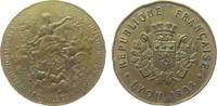 Frankreich Medaille Bronze Lyon - auf die internationale Kunstausstellung, v. Henri Naude, ca. 45,8 MM, Randstöße -