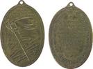 erster Weltkrieg tragbare Medaille Bronzeguß Auszeichnung für Kriegsteilnehmer, gestiftet v. Kyffhäuserbund, v. Hosaeus, ca. 47 x 30,8 -