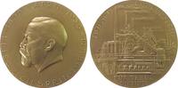 Städte Medaille Bronze Dortmund - Prämie der Hoesch-Aktiengesellschaft, für treue Dienste, Büste von Friedrich Springorum nach links / Stahlwer -