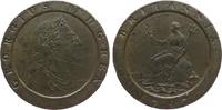 GB Großbritannien ab 1708 2 Pence Ku Georg III, kleine (!!) Randstöße, Cartwheel, wenige feine Kratzer -