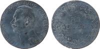 erster Weltkrieg Verdienstmedaille Zinn Friedrich II. Großherzog von Baden (1907-1918) Baden - für Verdienst, Büste nach links / Schrift im Kranz, ca. 38,5 MM, sau -