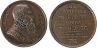 Frankreich Suitenmedaille Bronze Cujas Jacques (1520-1590) - französischer Jurist, Büste nach rechts / Mehrzeiler, v. Pingret, ca. 41 MM, aus der Serie: G -