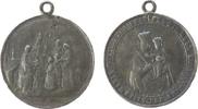 Reformation / Religion tragbare Medaille Silber Firmung, Firmszene / Hl. Maria mit dem Jesuskind, v. Drentwet, ca. 34,5 MM -