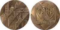 Speyer Medaille Bronze Speyer - zur 2000 Jahrfeier, wichtige Gebäude der Stadt / Grabkrone der Salier, v. V. Huster, ca. 38,5 MM -