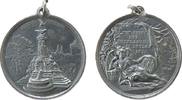 Städte tragbare Medaille Zinn Nürnberg - auf die Enthüllung des Ludwig-Eisenbahn-Denkmals, der Entwurf zum Kunstbrunnen gehört zu Heinrich Schwabes, Denk -