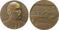 Frankreich Medaille Bronze Faure Joseph - Präsident der Landwirtschaftskammer, Brustbild halbrechts / Stadtansicht von Argentat-sur-Dordogne mit Brü -