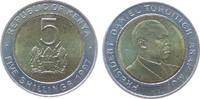 Kenia 5 Shilling Bi-Met Daniel Toroitich Arap Moi -