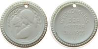 Porzellan Medaille Porzellan Berlin - Weltkongress der Mütter, ca. 31 MM, weiss -