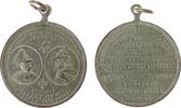 vor 1914 tragbare Medaille Bronze versilbert Albert König von Sachsen (1873-1902) - zur Erinnerung an die 800 jährige Jubelfeier des Hauses Wettin, Albert -