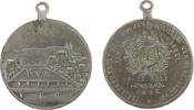 Schweiz tragbare Medaille Bronze versilbert Basel - auf 500 Jahre Vereinigung von Groß- und Klein-Basel, Stadtansicht mit 3 Brücken / Wapen und Umschrift, -