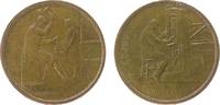 Belgien Medaille 1910 Bronze Brüssel - Münzprägeanstalt, Szene mit Hammerprägung / Szene mit mechanischer Presse, v. Michaux, ca. 30 MM ss