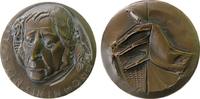Italien Medaille Bronze Paganini Nicolo (1782-1840) - italienischer Geiger und Komponist, Büste nach halblinks / Hand, v. Johnson / Molteni, ca. -