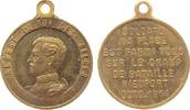 Belgien tragbare Medaille Messing Albert I (1909-34) - Schlacht bei Nieuport, ca. 23 MM -