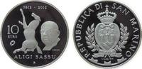 San Marino 10 Euro 2012 Ag Aligi Sassu, auf seinen 100. Geburtstag pp