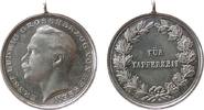 vor 1914 tragbare Medaille Silber Ernst Ludwig Großherzog von Hessen (1892-1918), für Tapferkeit, ca. 33,2 MM, ca. 15,2 Gramm -