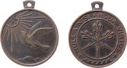 Gelegenheitsmedaillen tragbare Medaille o.J. Bronze Nulla nisi ardua virtus - (Es gibt) keine Tugend ohne Beschwerlichkeit, Taube steigt zur Sonn...