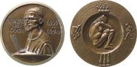 Niederlande Medaille Bronze Gogh Vincent van (1853-1890), niederländischer Maler und Zeichner, Brustbild nach links / sitzende nackte Frau (vertieft) -
