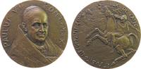 Vatikan Medaille Bronze Paul VI. (1963-1978) - Apostelgeschichte, Saulus auf dem Weg nach Damaskus, Brustbild halbrechts / Saulus zu Pferd, sich -