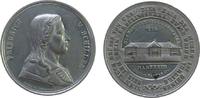 Schiller Medaille Zinn Schiller Friedrich (1759-1805) - auf die Schillerfeier in Mannheim, Brustbild nach rechts / Mannheimer Nationaltheater, v. -