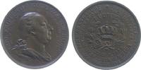vor 1914 Medaille Bronze Ludwig (1818-1830) - auf den 100. Geburtstag Carl Friedrichs, Büste nach rechts / Krone und Umschrift, v. Boltschauser & -