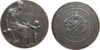 Städte Preismedaille Silber Mannheim, Verband südwestdeutscher Industrieller, Putte überreicht sitzendem Schmied einen Kranz, Randpunzen: Karl Pöllat -