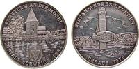 Städte Medaille Silber Schweich (Mosel), Fährturm / Stefan Andres Brunnen, ca. 30 MM, ca. 10 Gramm -