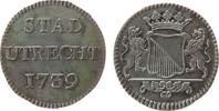 Niederlande Duit Ag Utrecht, ca. 3,8 Gramm -