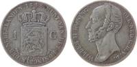 Niederlande 1 Gulden Ag Wilhelm II, Schulman 526 -