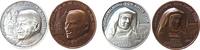 Speyer Medaille Bronze + Silber Speyer - Johannes Paul II (1978-2005) - auf die Heiligsprechung von Edith Stein, Entwurf V.Sohn (Speyer), Gegens -