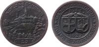 Porzellan 20 schwarzes Majolika Schwäbisch Hall - Schloss Comburg, ca. 41 MM, kleiner Ausbruch -