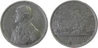 vor 1914 Medaille Zinn Ernst Friedrich (1764-1800) - auf den Sieg über die Türken bei Foksan, Brustbild des Generalfeldmarschalls Friedrich Josias -