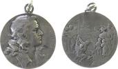 Schiller tragbare Medaille WM Schiller Friedrich (1759-1805), Dichter, auf seinen 100. Todestag, Brustbild nach rechts / Hebung der Glocke Concordia, Signa -