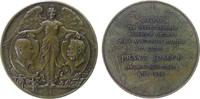 Wien Medaille Bronze Wien - auf die Jubiläumsausstellung, und dem 50jährigen Regierungsjubiläum von Franz Joseph (1848-1916), Genius hält die -