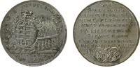 Heidelberg Medaille versilbert Heidelberg- Karl Philipp 1716-1742, Pfalz Kurlinie, auf seinen Regierungsantritt, Heidelberger Fass von 1664, im Absc -