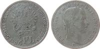 Österreich 1/4 Gulden Ag Franz Joseph I (1848-1916), E (Karlsburg Siebenbürgen) -