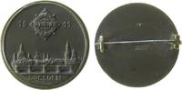 Städte Abzeichen Bronze Dresden - VSG, Stadtansicht - darüber V.S.G im Kranz, v. Glaser und Sohn, ca. 28 MM, intakte Nadel -