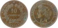 Frankreich 10 Centimes Br Ceres, A (Paris) -