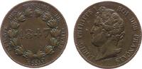 Frankreich 5 Centimes Br Louis Philippe I, Essai -