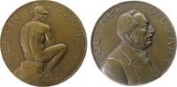 Belgien Medaille 1937 Bronze Gilbart Olympe (1874-1958) - belgischer Journalist und Politiker, Brustbild nach rechts / nackter Legionär auf einem...