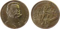 erster Weltkrieg Medaille Bronze Hindenburg Generaloberst - auf den Feldzug gegen Frankreich, Russland, England u.s.w., Büste halbrechts / Schlachtszene, -