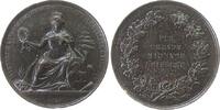 Städte Medaille Eisenguß Hannover - auf die allgemeine land- und forstwirtschaftliche Ausstellung, Stadtgöttin sitzt mit Schild und Kranz - dane -