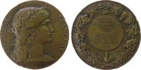 Frankreich Prämienmedaille Bronze L'Oise - auf die Ausstellung der Landwirtschaftsgesellschaft, Societe des Agriculteurs, Kopf der Marianne nach links / Nu -
